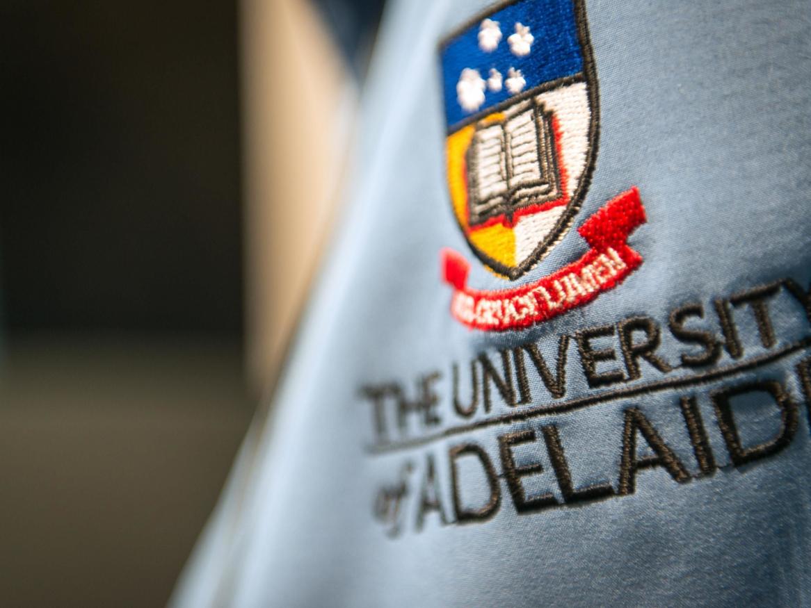 Security shirt with embroidered University of Adelaide logo 