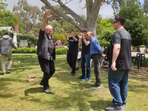 PRIF end of year celebrations, playing finska