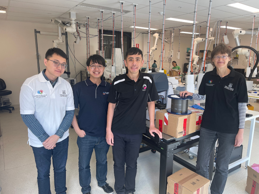 Space fibres touch down for indepth analysis Institute for Photonics