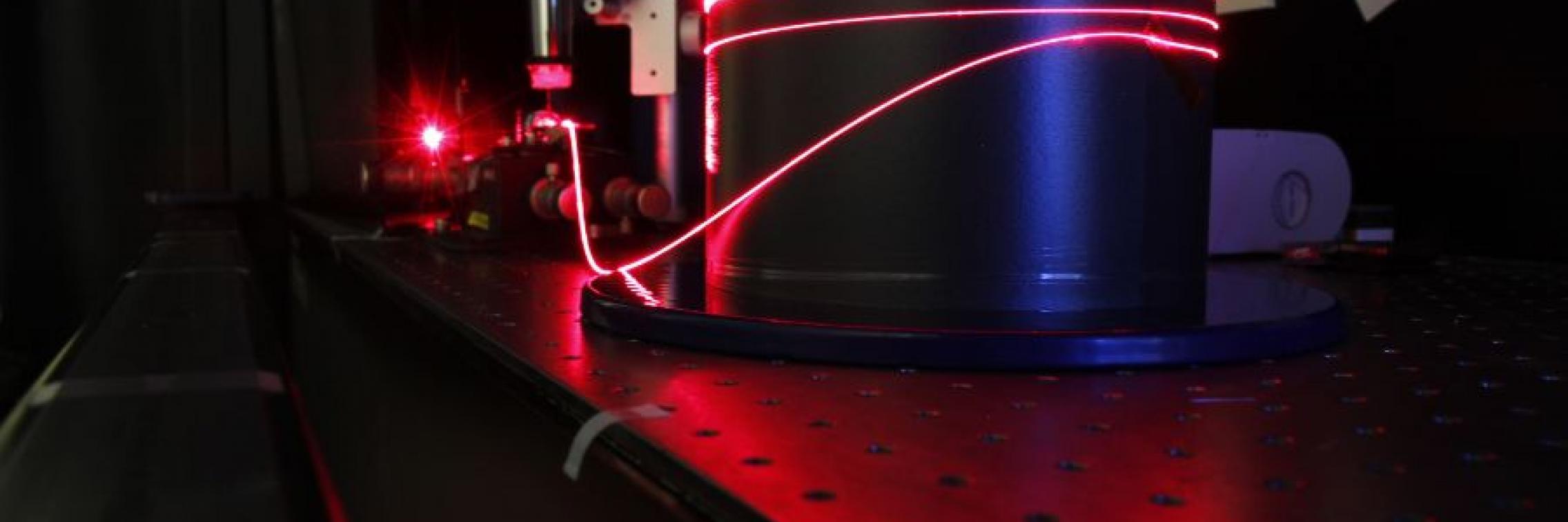 Space Fibre Glowing Red