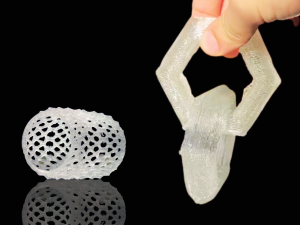 New 3D printed shapes and material challenges