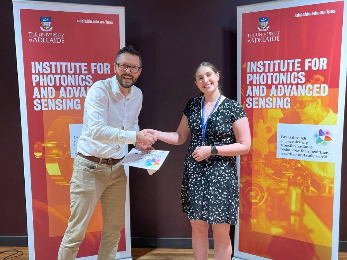 Dayna Holroyd, PhD Candidate Winning
