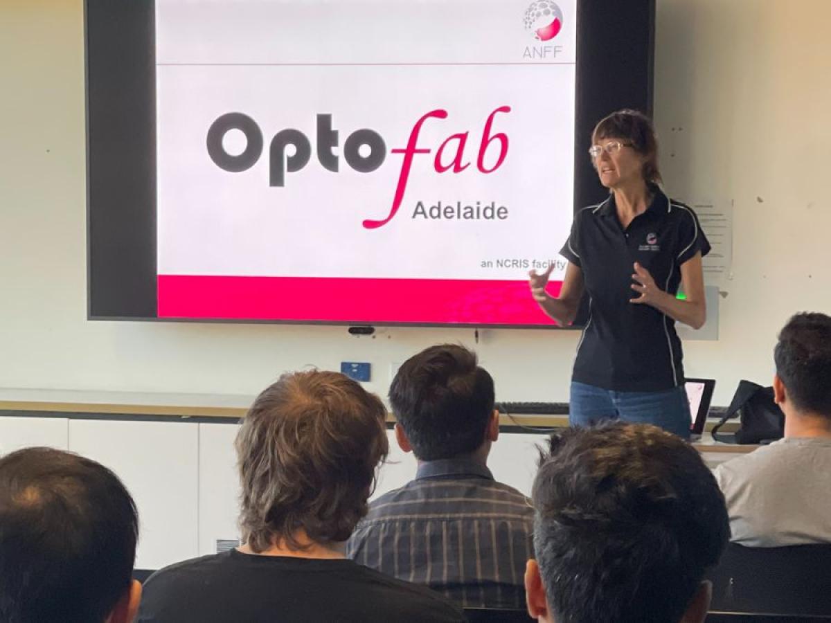 Heike Presenting Optofab Seminar 27 march 2025
