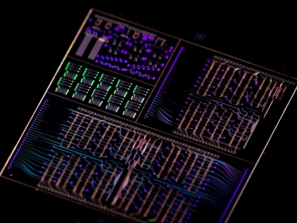 Image of a semiconductor chip