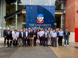 Group photo in front of Ingkarni Wardli building