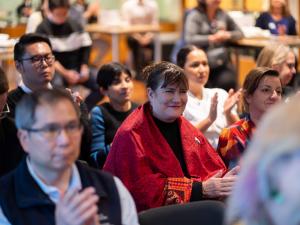 Guests applauding CSORSC Launch
