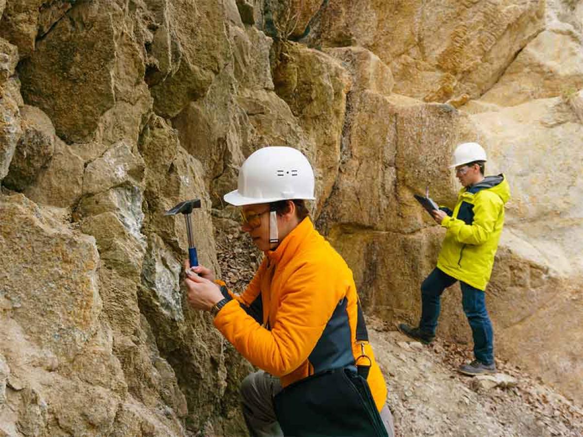 Mining workers