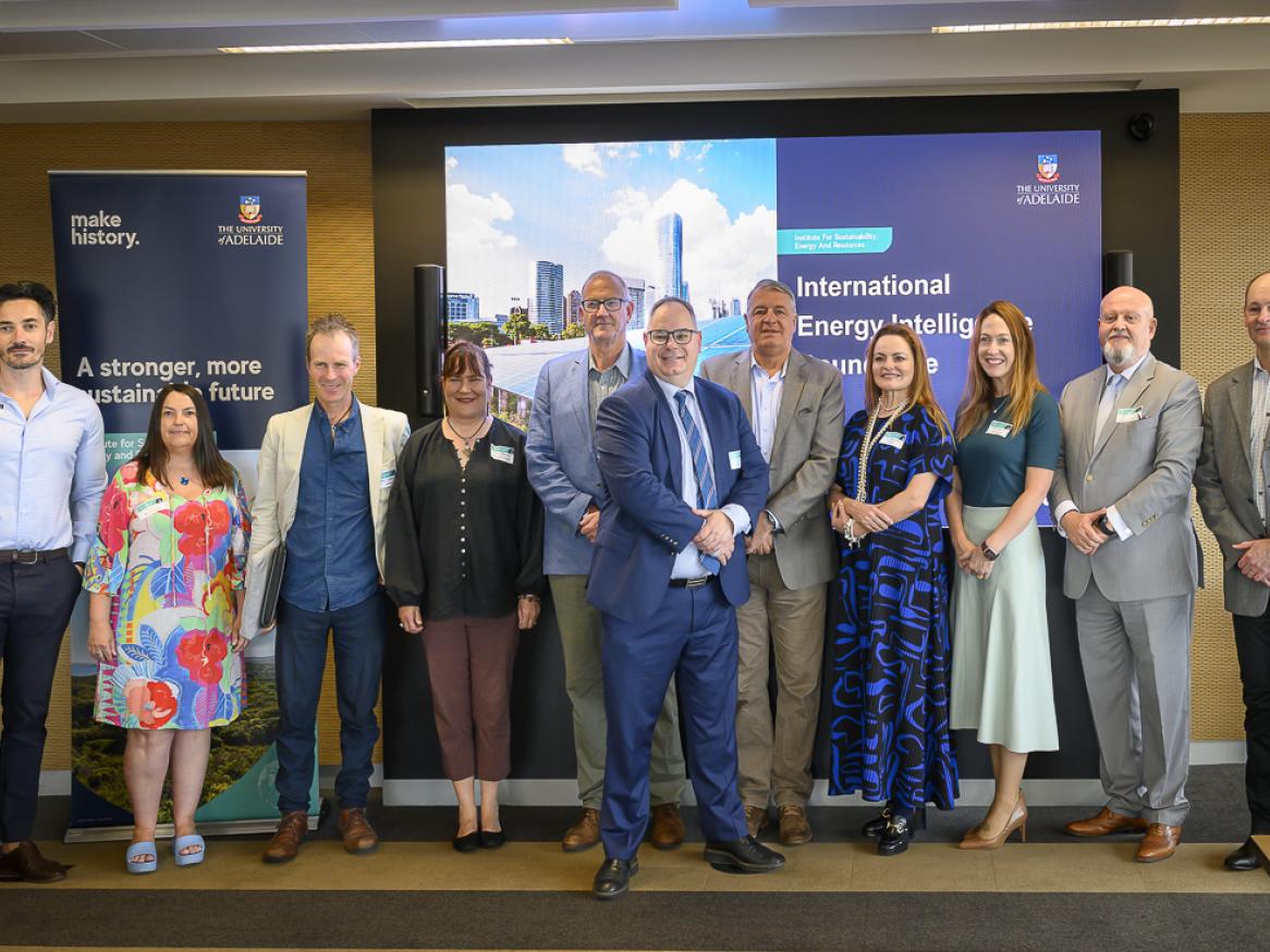 a photo of Morning group at the Energy Intelligence Roundtable talk