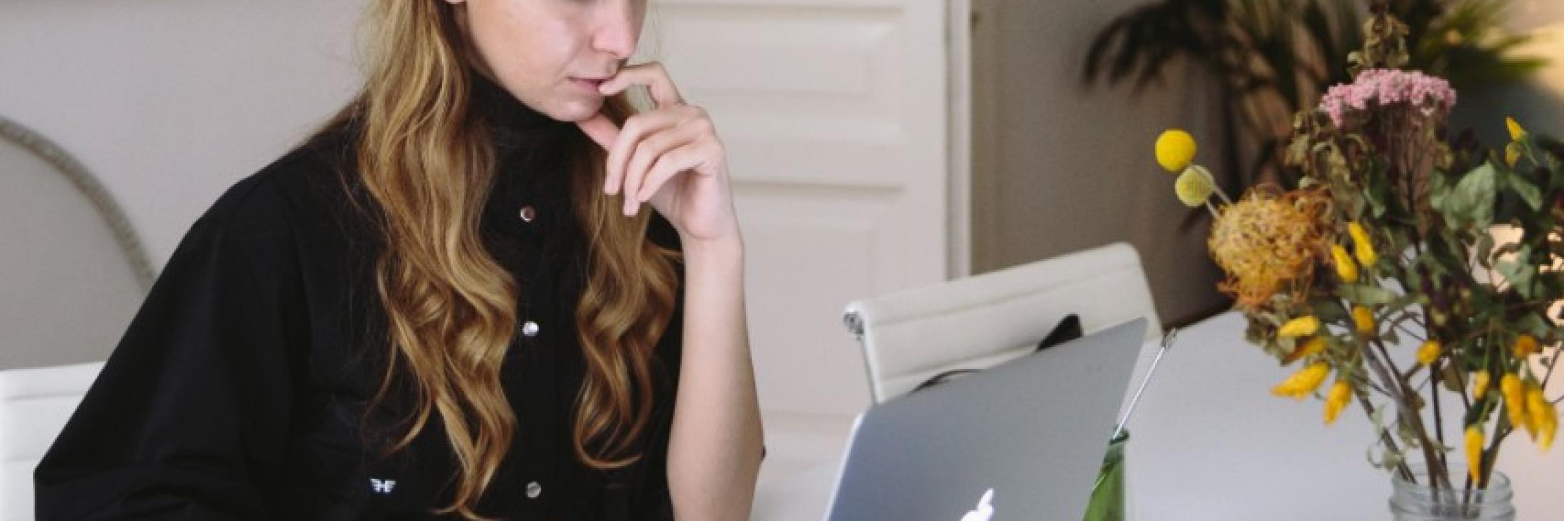 woman laptop