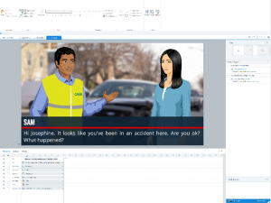 Animating a conversation using Articulate Storyline