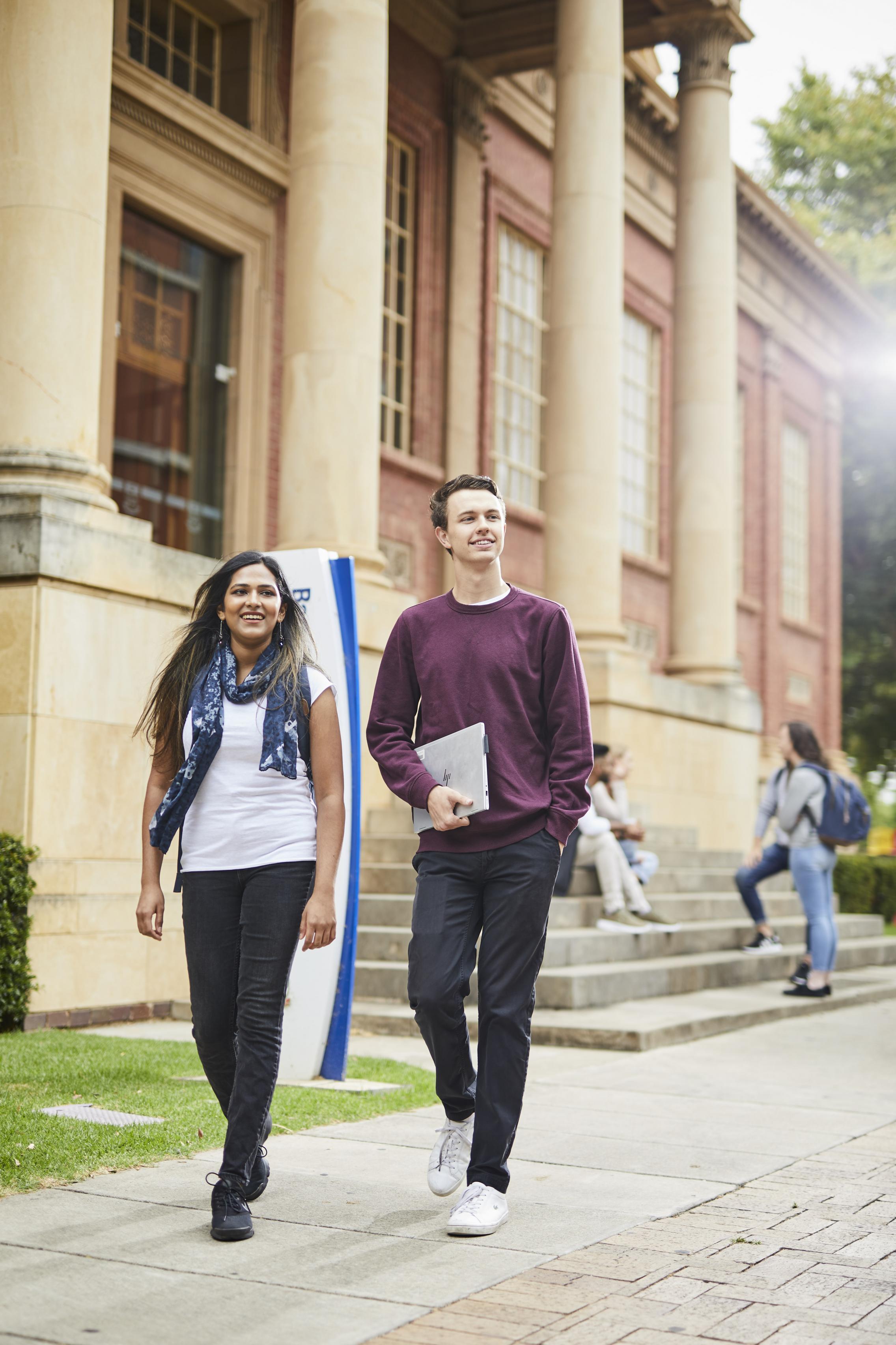 Library walking