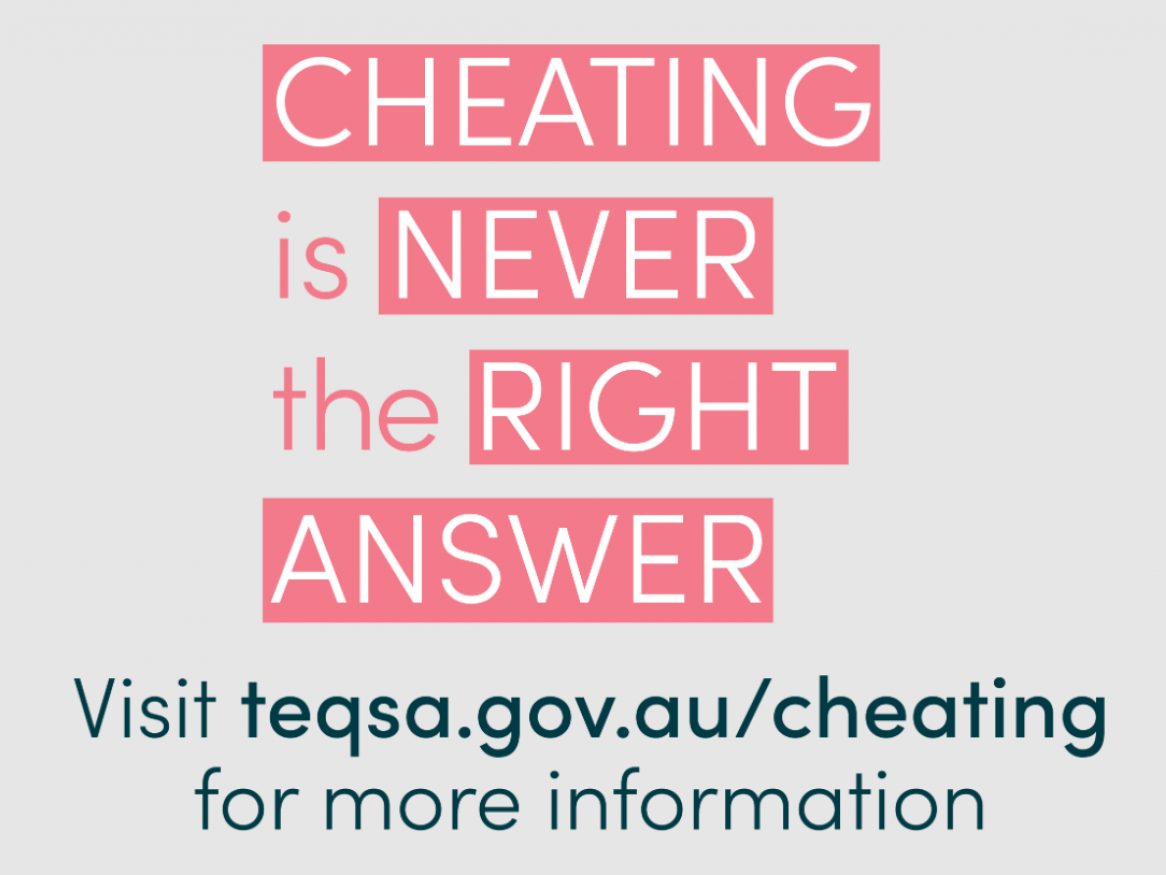 Cheating is never the right answer