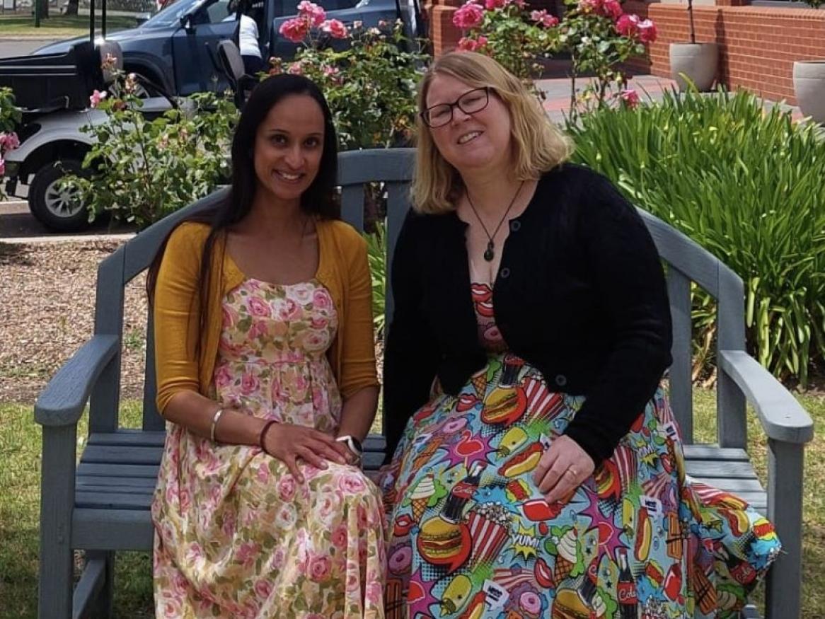 Simran and Nichola