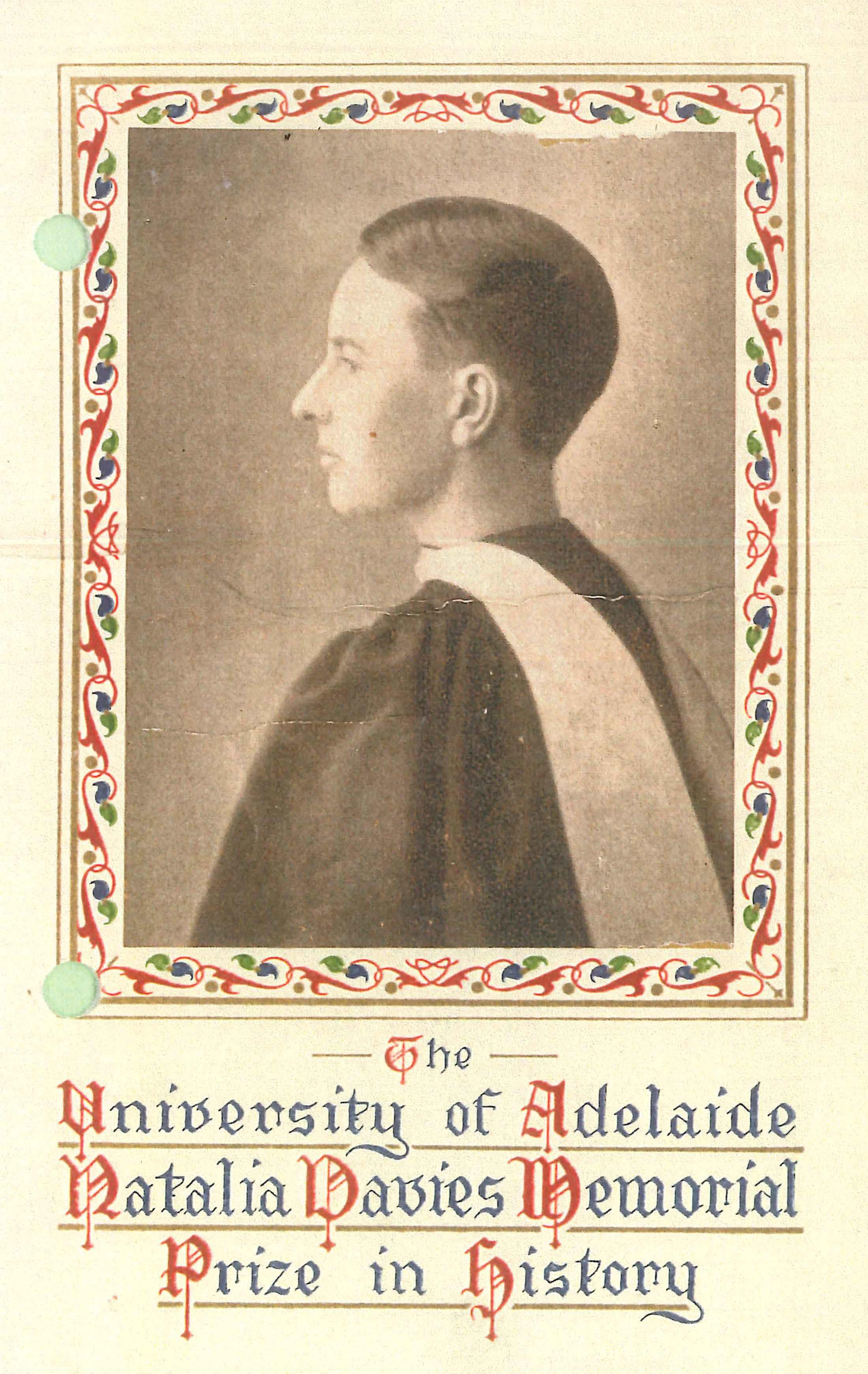 Natalia Davies Prize Bookplate