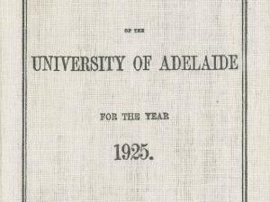 Calendar of the University of Adelaide, 1925