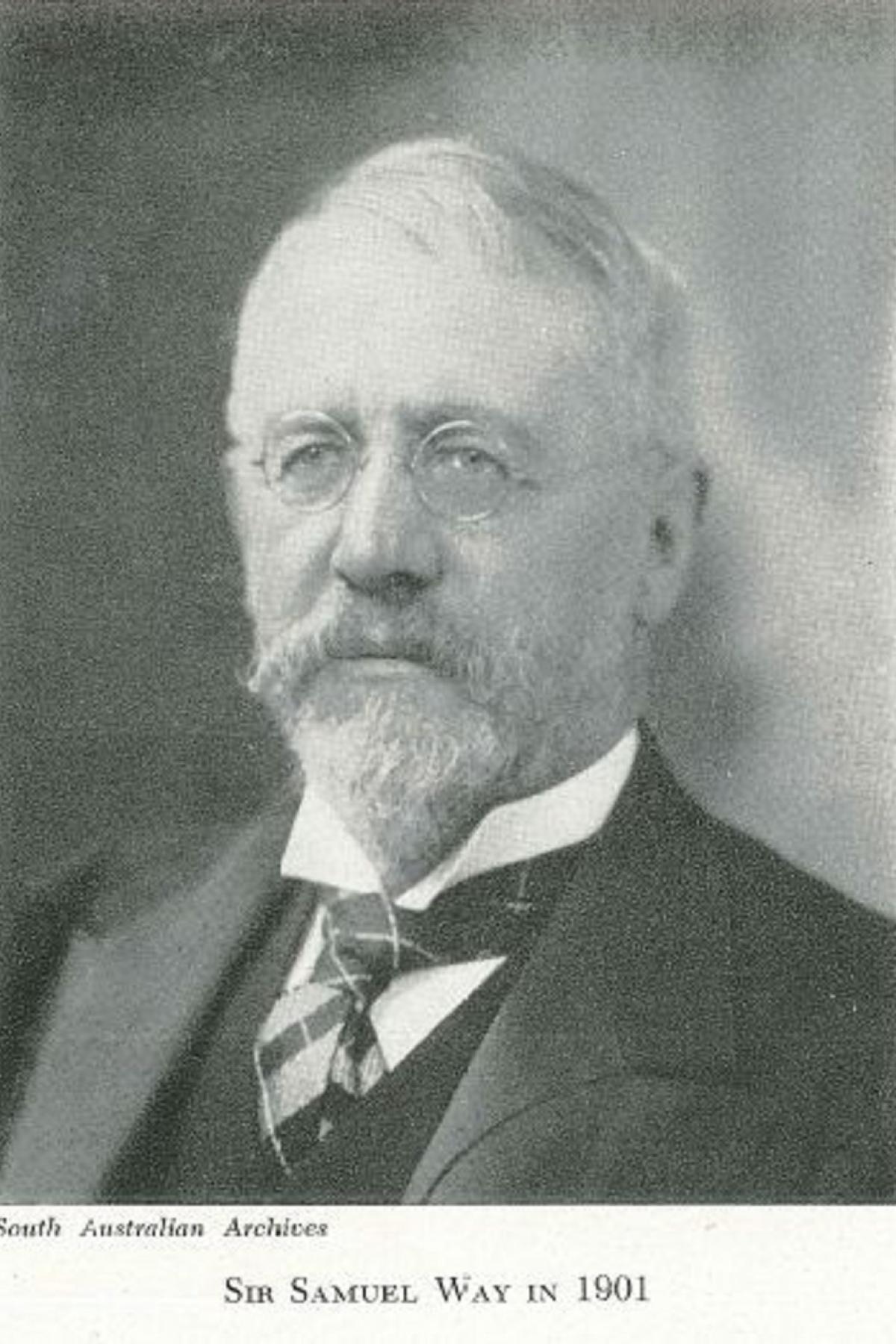 Sir Samuel Way in 1901