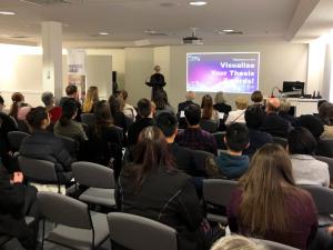 University Librarian, Teresa Chitty, opening the event