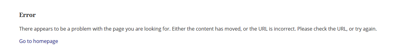 Error