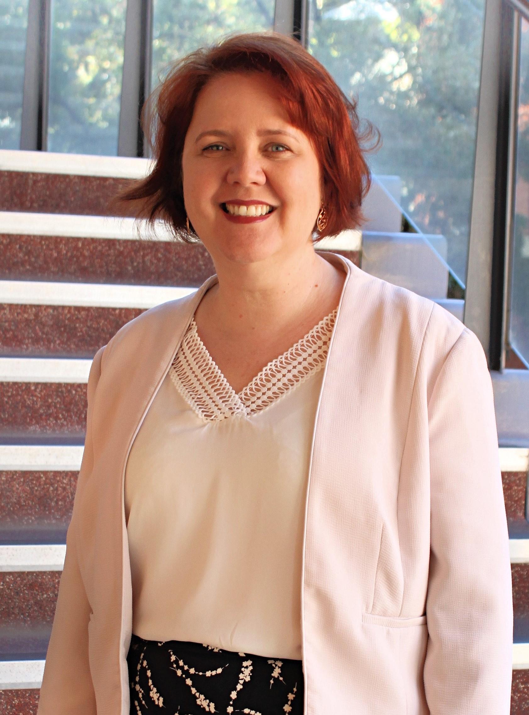 Photo shows University Librarian, Sian Woolcock