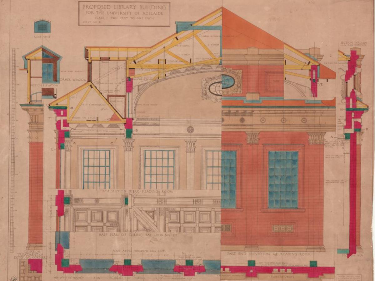 Barr Smith Library plan