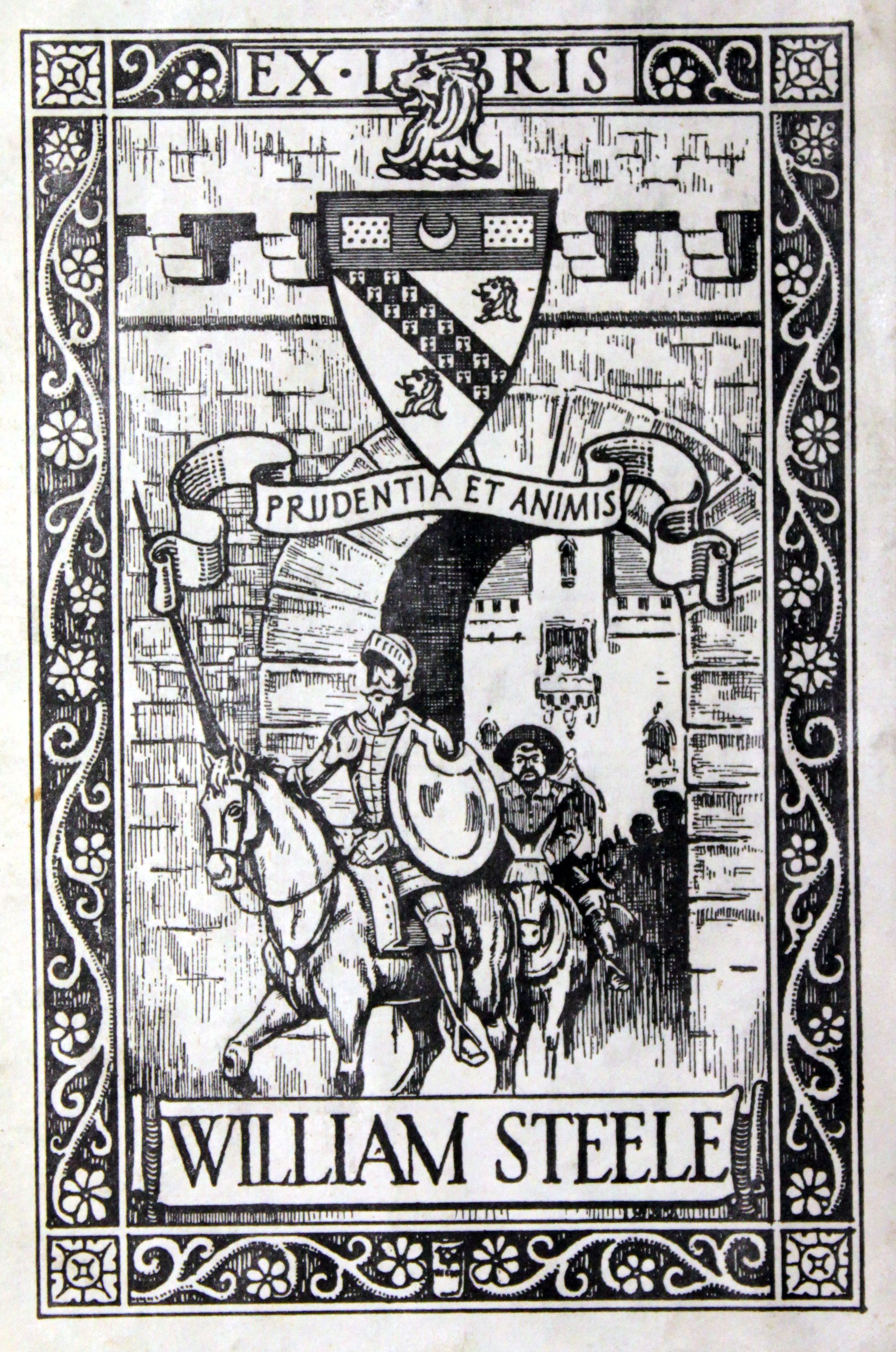 Bookplate of William Steele