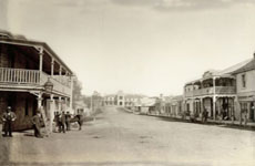 Gawler St, Mt Barker with Auchendarroch in centre, 1880