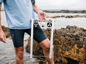 Alan Noble with AusOcean monitoring technology