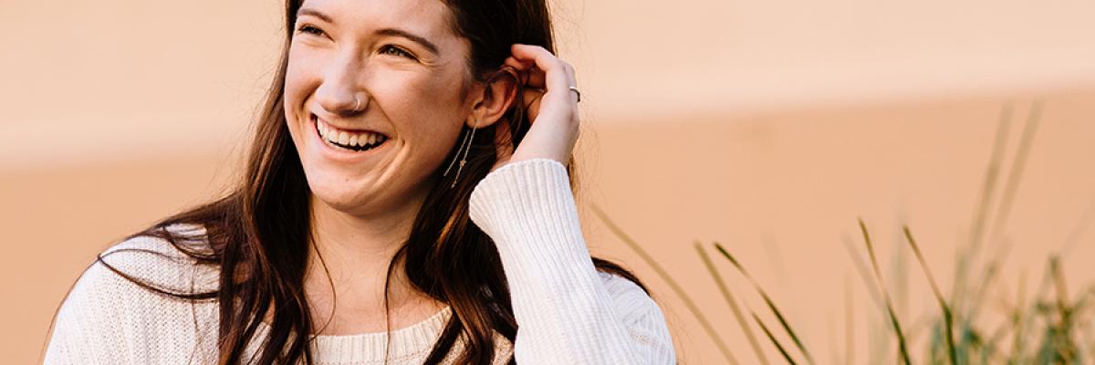 Final year Bachelor of Social Sciences student Courtney Eckert