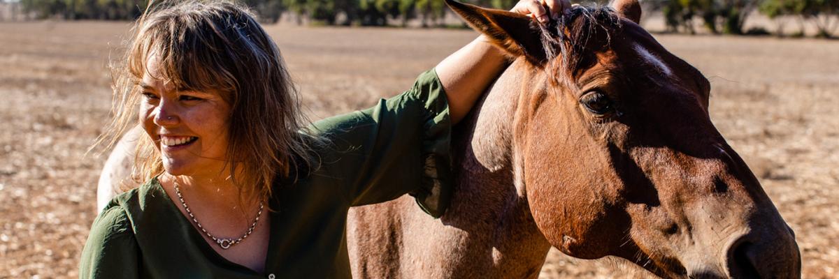 Emma Ayliffe and horse