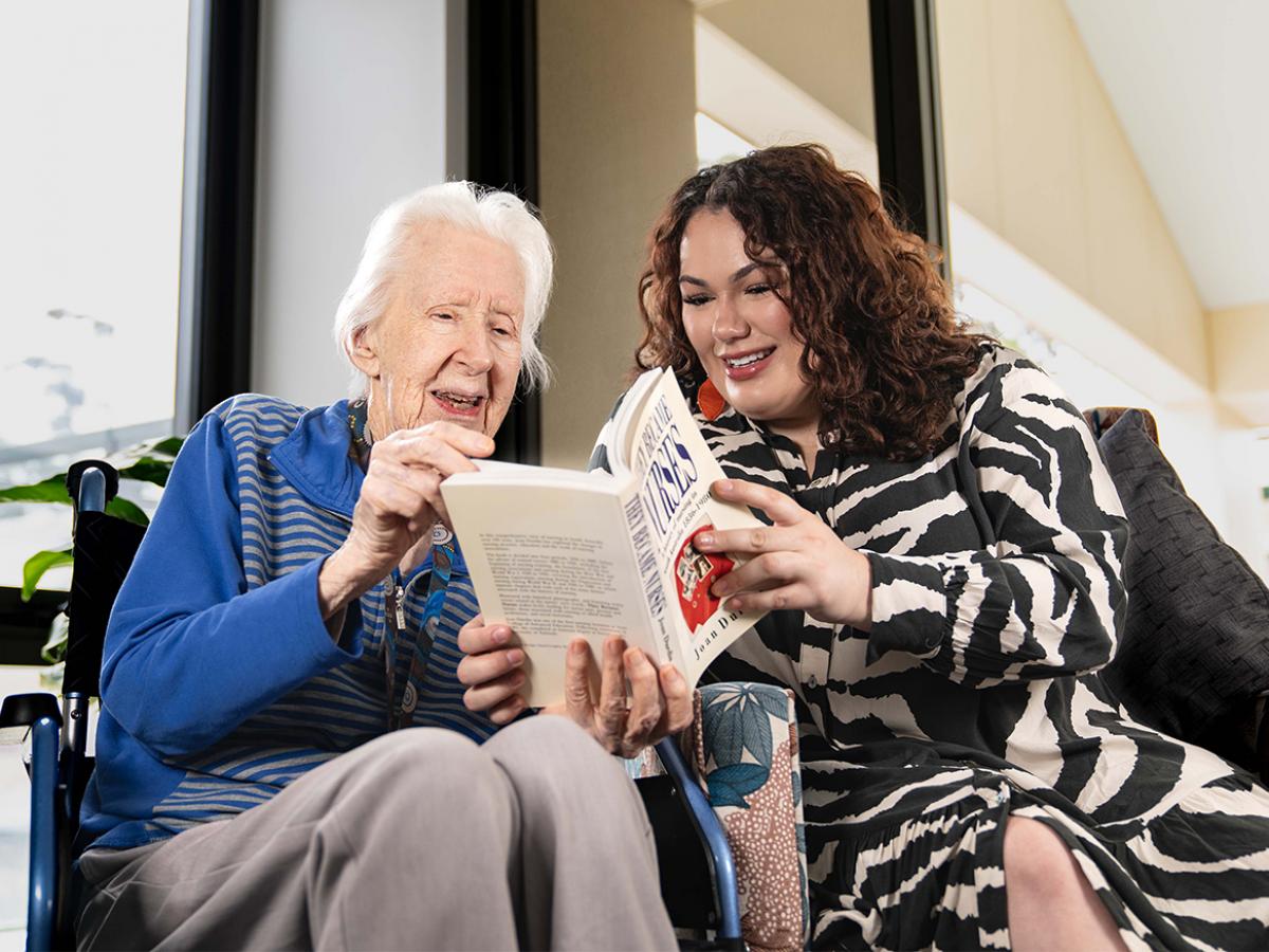 The student and the centenarian