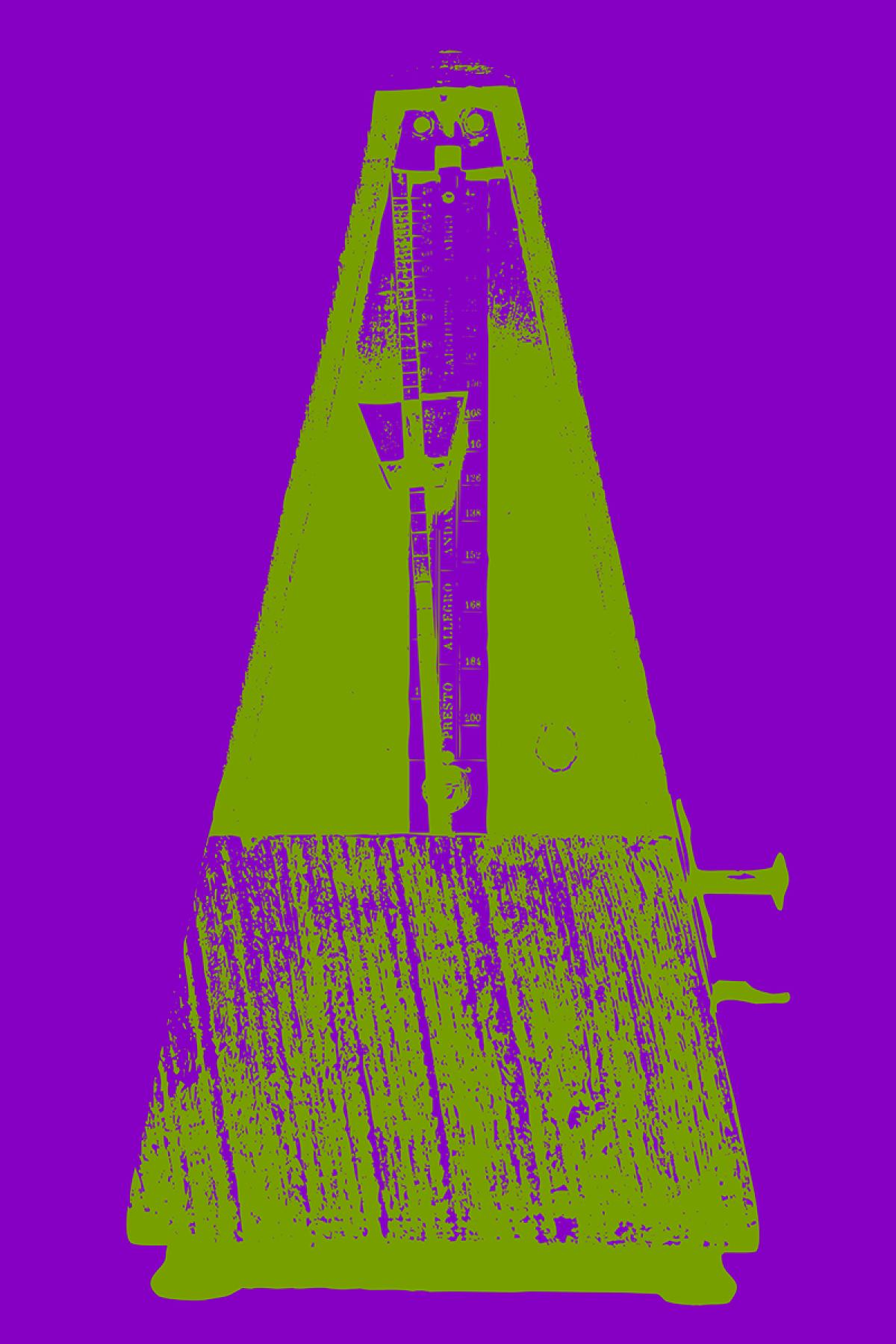 Metronome pop art