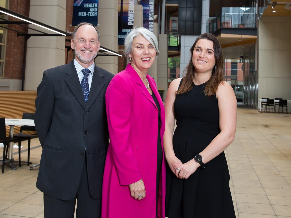 The Reverend Paul Hunt, Lee-Ann Hunt and Rachael Hunt