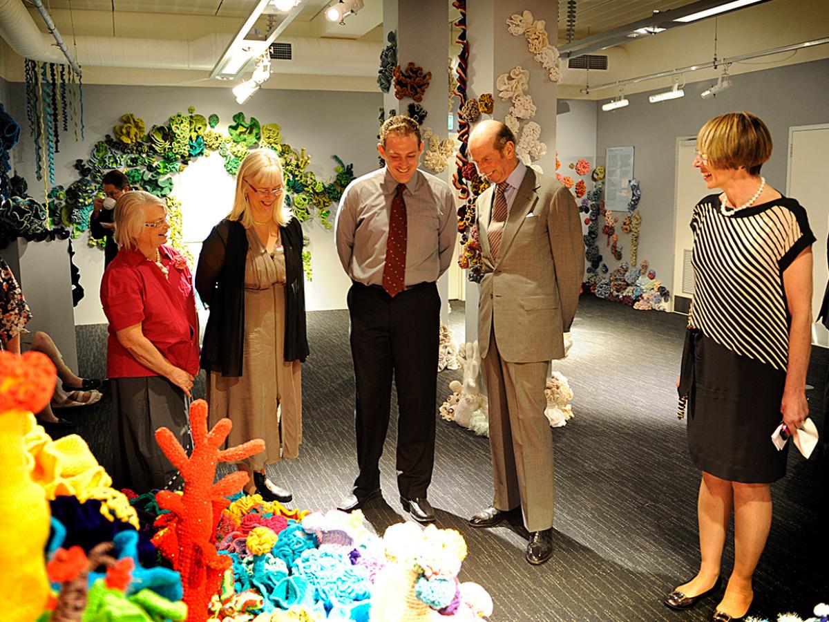 The Duke of Kent at RiAus Adelaide Reef