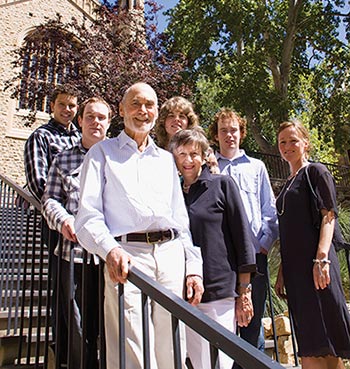 Bob Cowan and his wife Gayle with Cowan Grant recipients