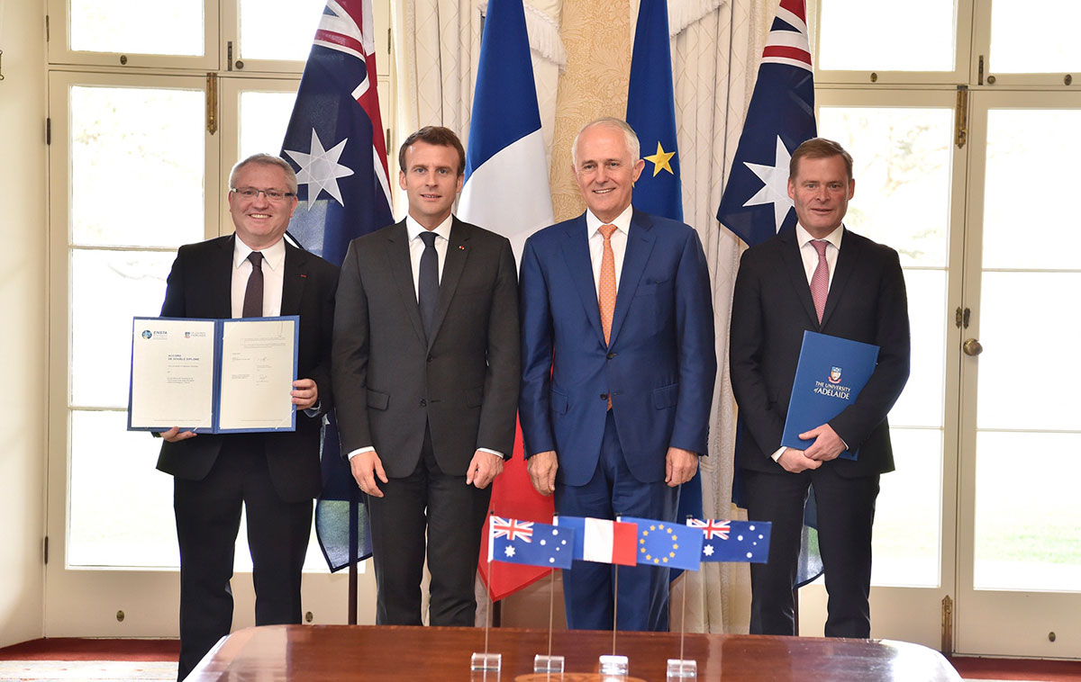 Pinot, Macron, Turnbull, Rathjen