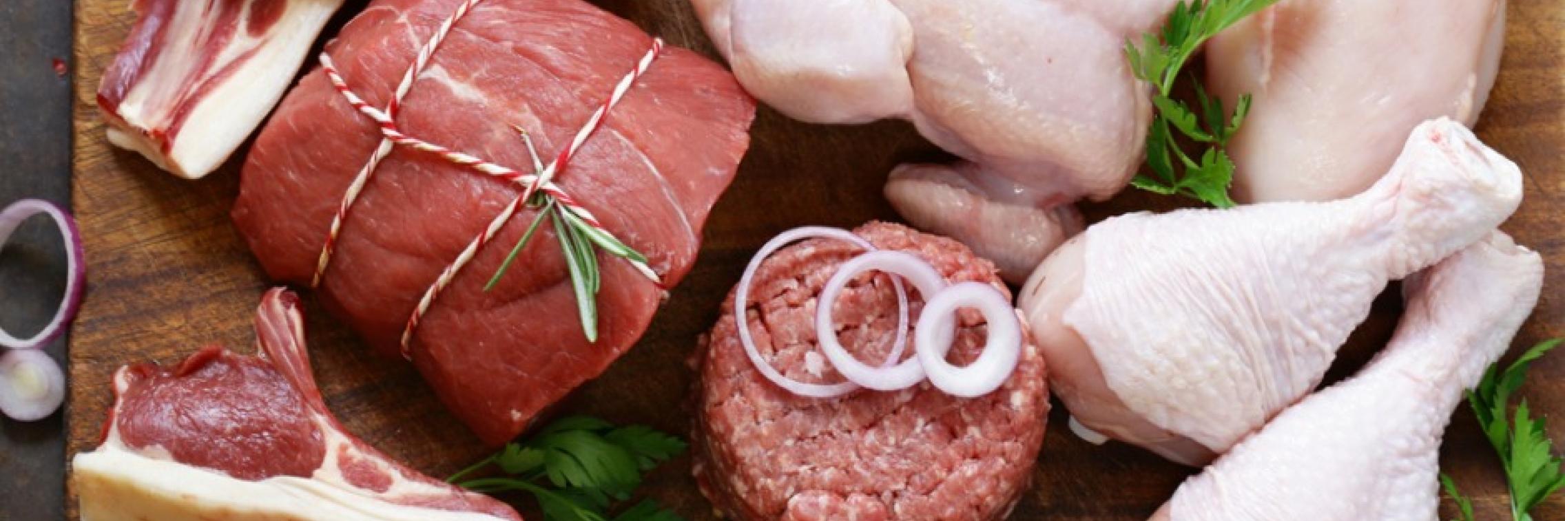 image of a range of meats 