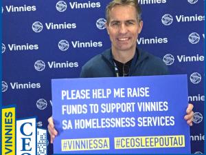 CEO Sleepout social