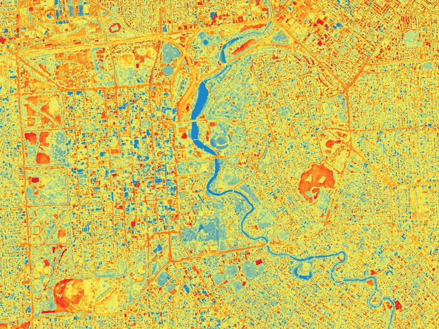 Brisbane city heat map