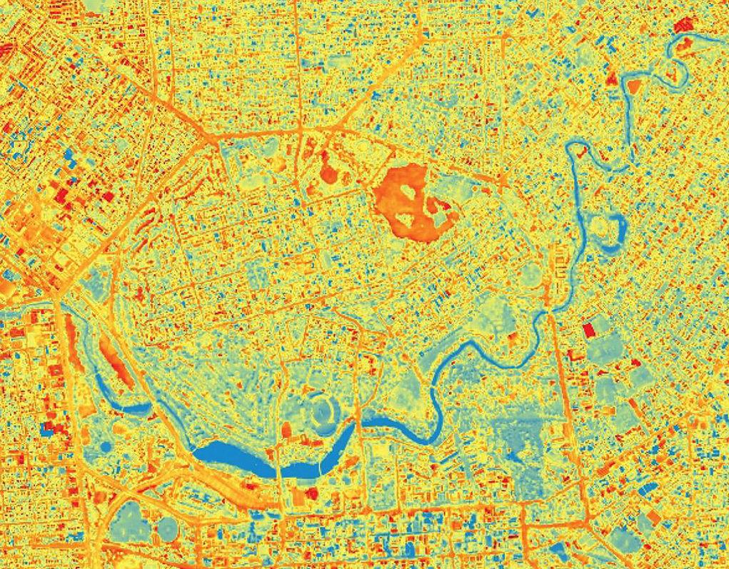 Adelaide heat map