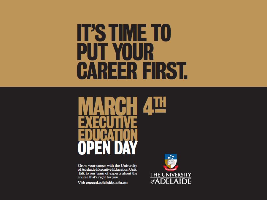 Executive Education Open Day poster