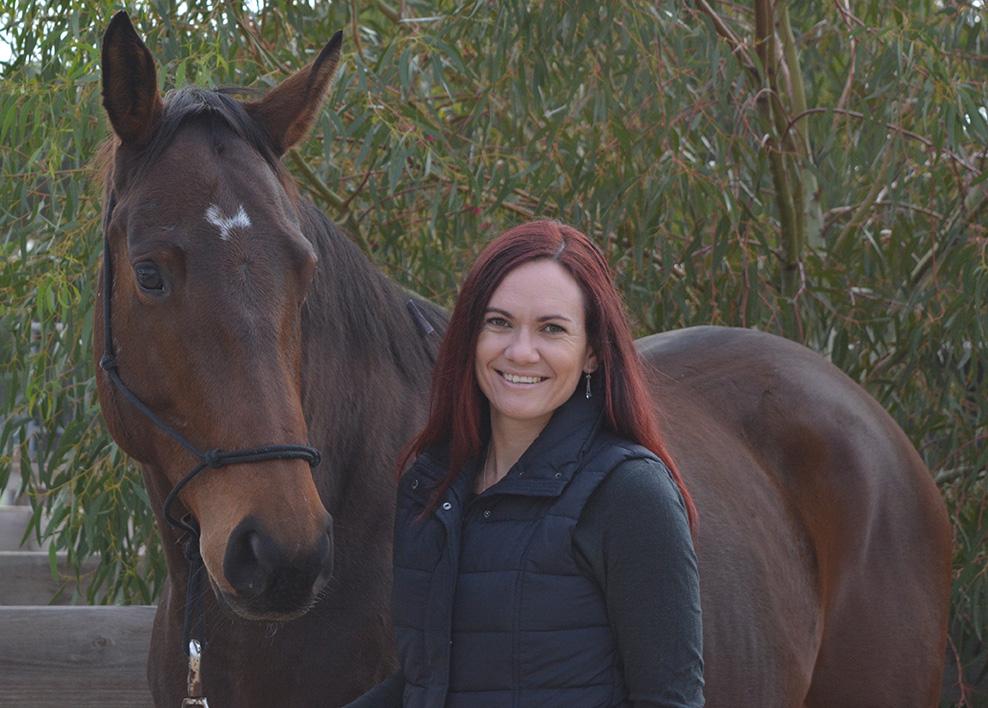 Surita du Preez with horse