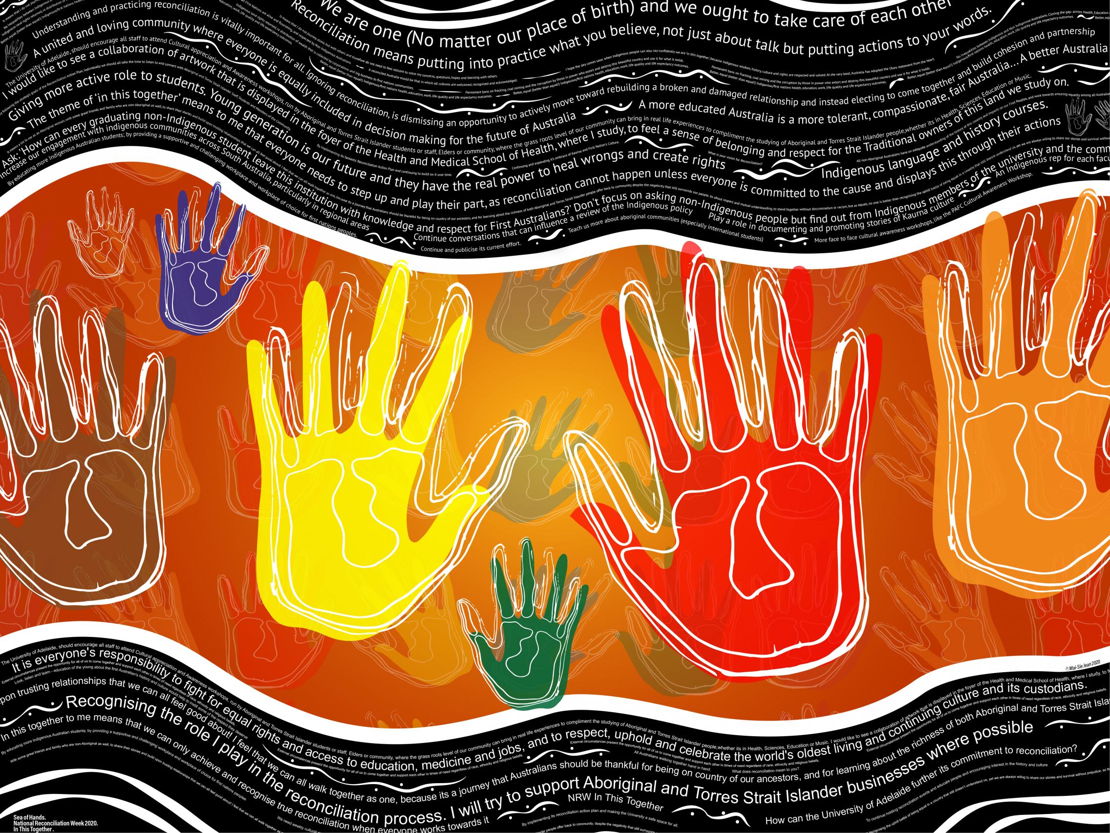 Virtual Sea of Hands