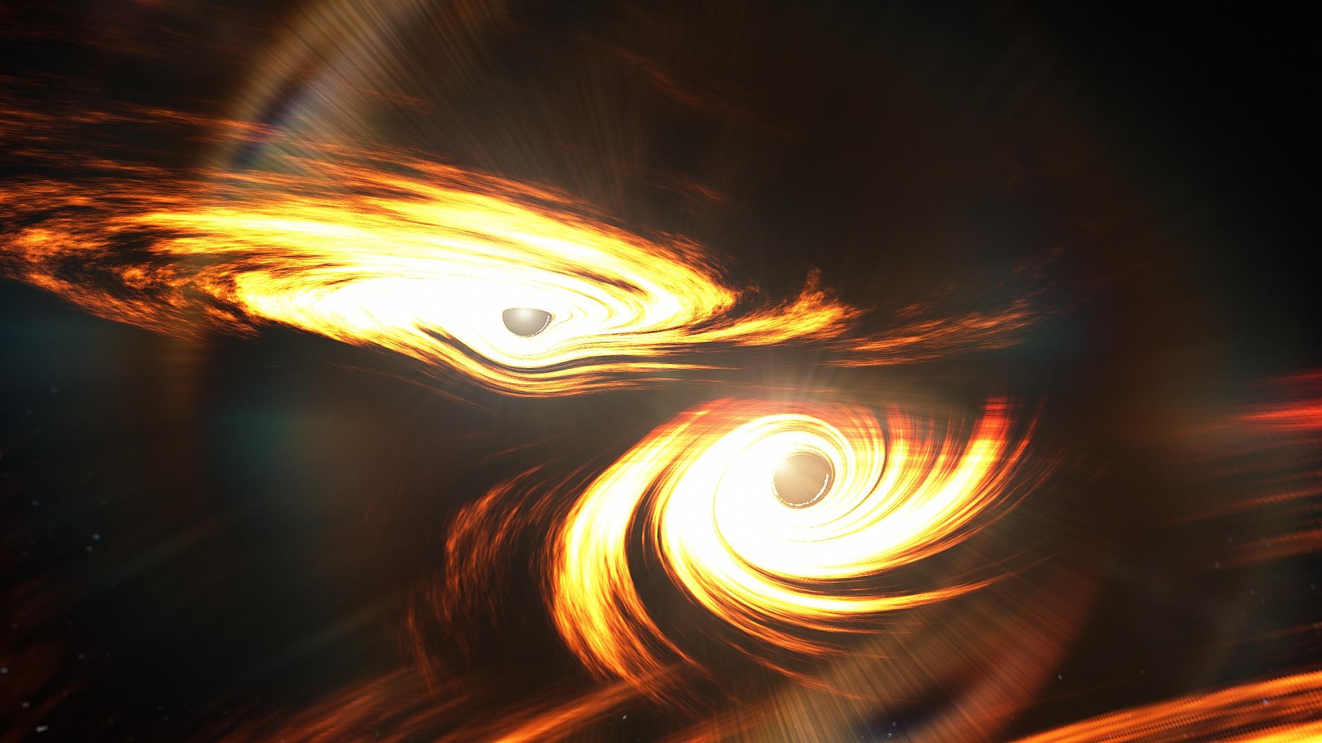 Black Hole by Mark Myers, ARC Centre of Excellence for Gravitational Wave Discovery (OzGrav)