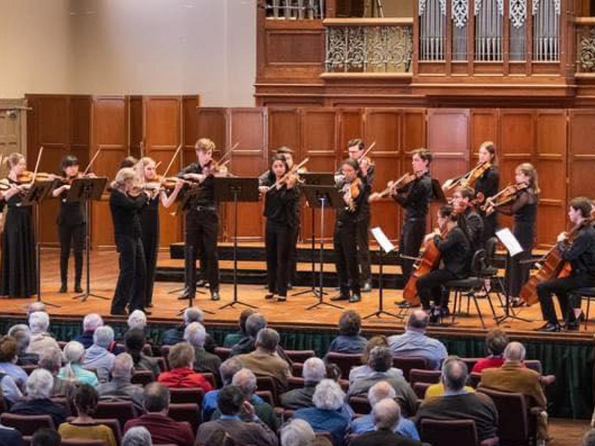 Concert performers in Elder Hall