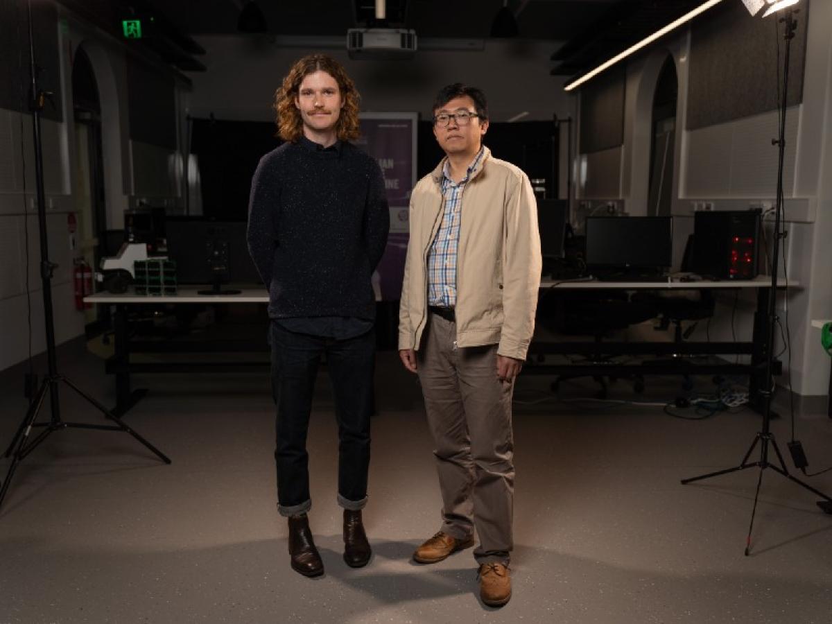 Nicholas Moretti and Professor Tat-Jun Chin