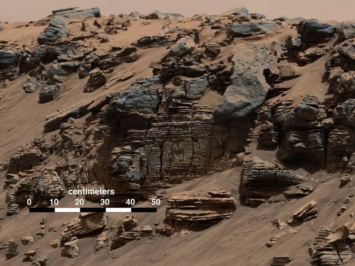 Mars sedimentary layers