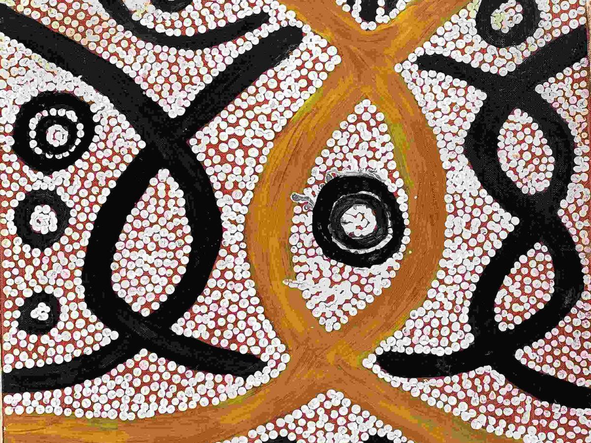 Sunfly Tjamptitjin, untitled, 1982, South Australian Museum Collection