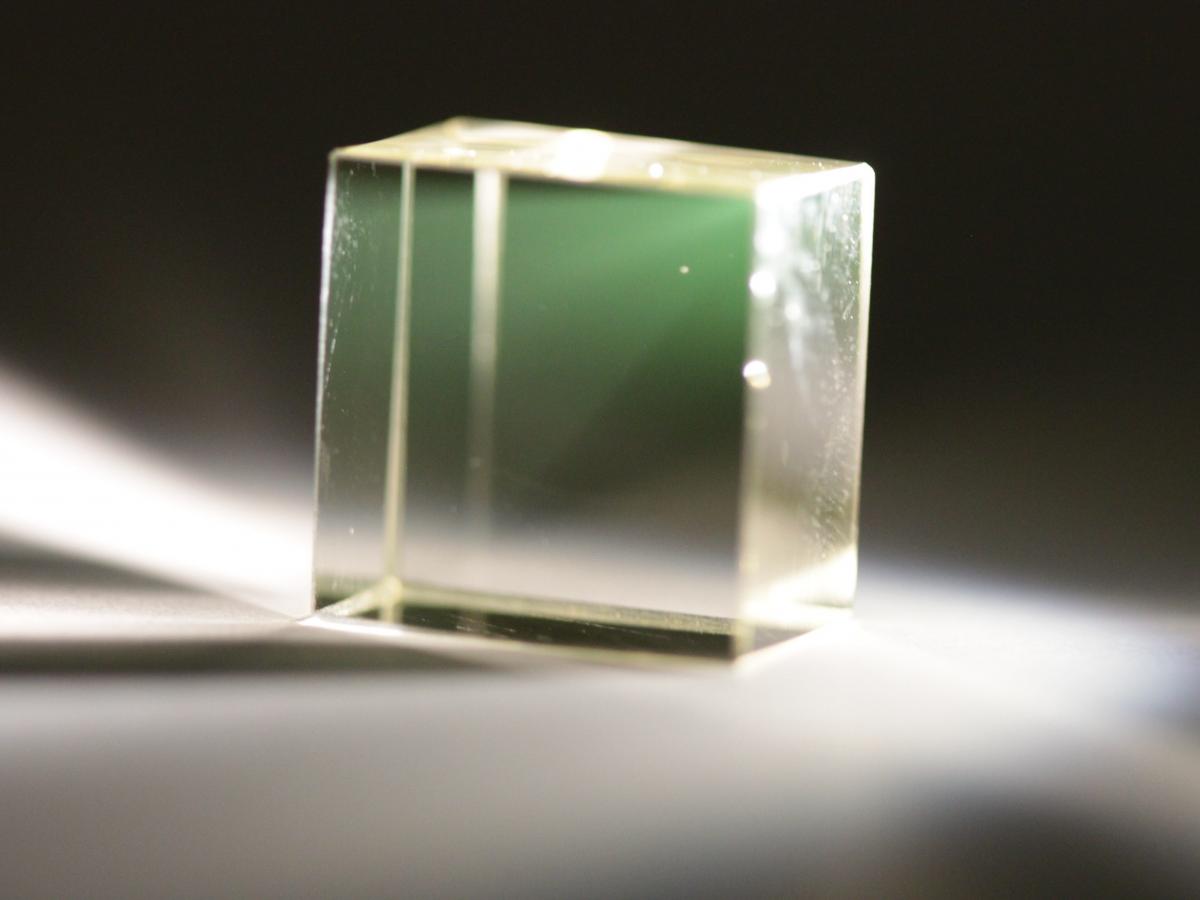 Glass developed by IPAS for the image chamber of Coretec's CSpace 3D volumetric display.