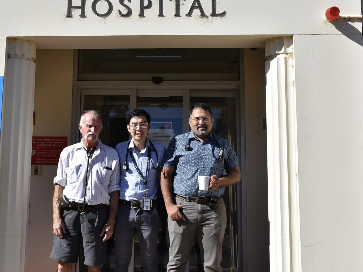 Dr Tony Lian-Lloyd, Dr Henry Lam and Dr Hussain Akbar