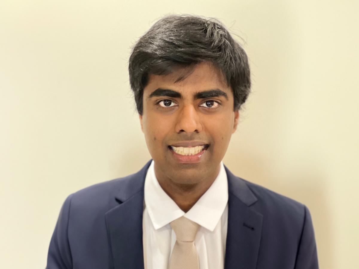 University of Adelaide student and New Colombo Plan participant Preshaan Thavarajah